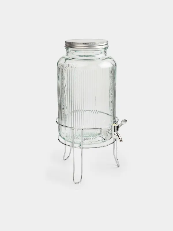 Beverage dispenser, 5,8 l, glass R / metal, Argos, image-0