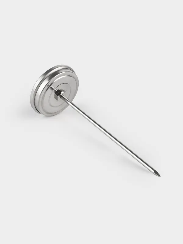 Food thermometer, 12.5 cm, for meat dishes, steel, BBQ, image-2