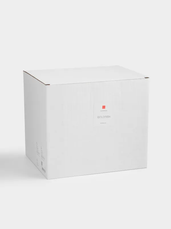 Statuette, 21 cm, polyresin, golden, Fish, Goldfish, image-5