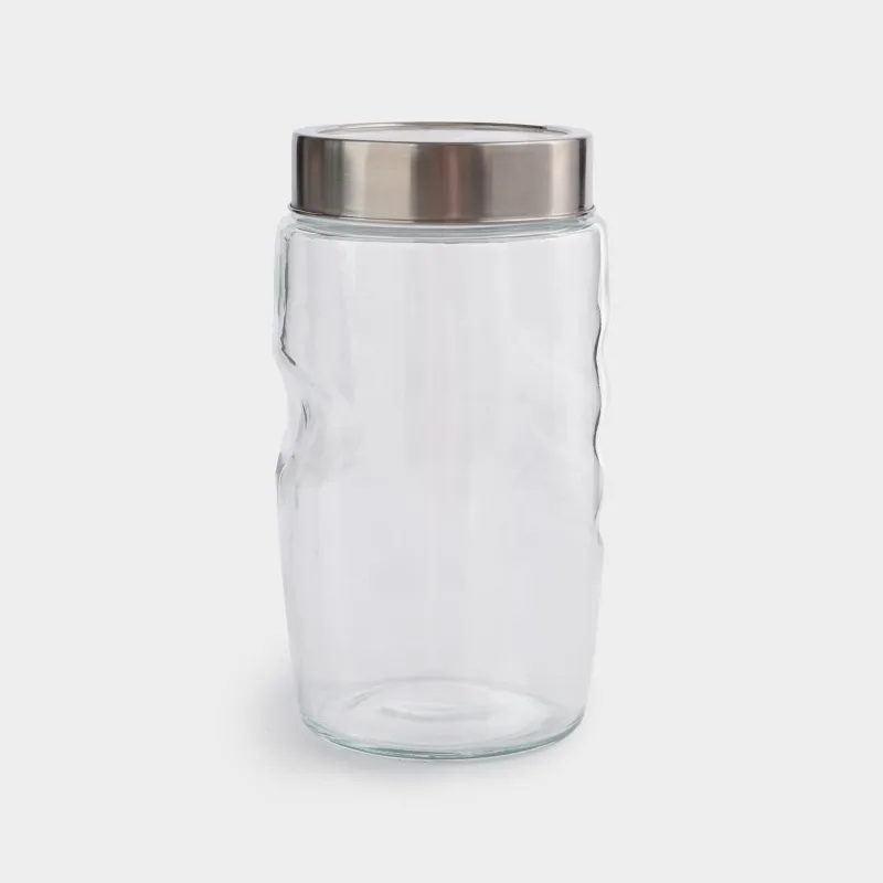 Food jar, 900 ml, glass/plastic, Comfort