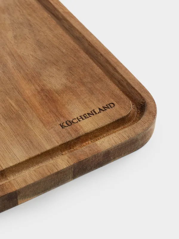 Cutting board, 30x18 cm, wood, Noble tree, image-3