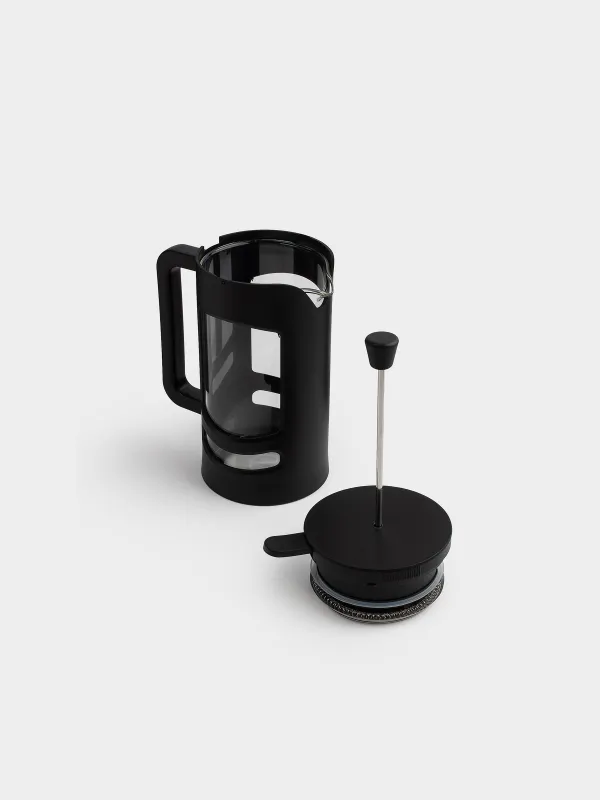 French press, 1 l, glass B / steel, beige, Detto, image-5