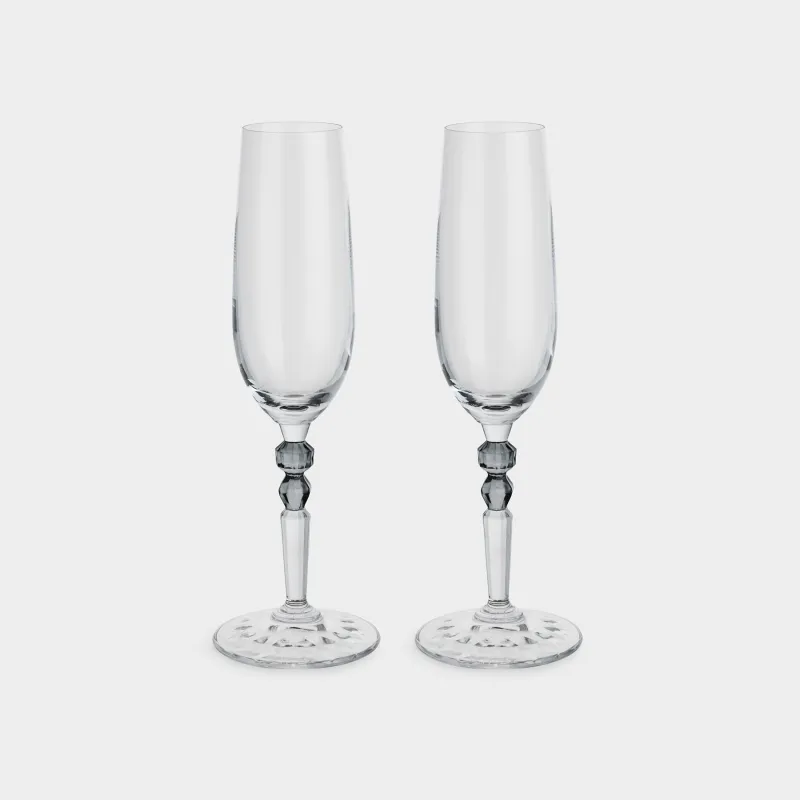 Drinking glass, 220 ml, 2 pcs, crystal glass, Perama