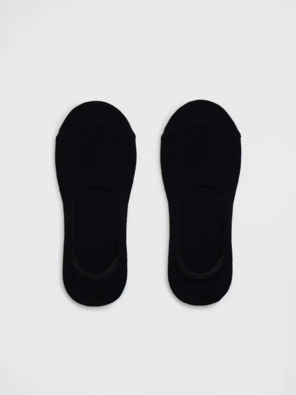 Men's track socks, Size 39-42, cotton / polyester, black, Basic, image-3