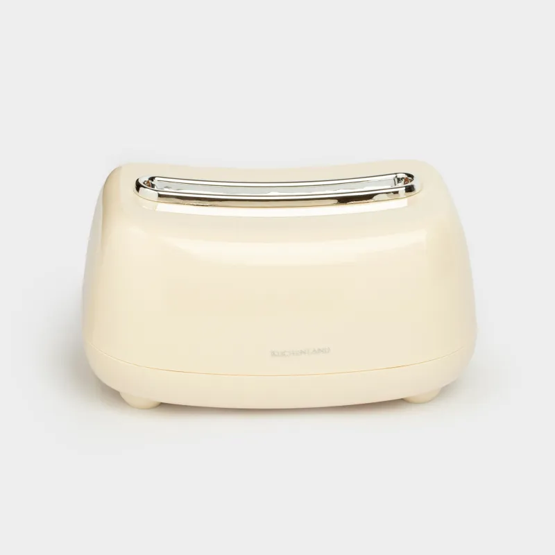 Paper napkin box, 21x14 cm, plastic, beige, Vintage kitchen