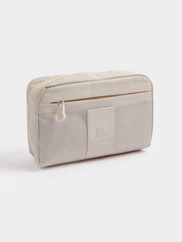 Travel Cosmetic Bag, 20х12 cm, polyester, beige, Easy Travel, image-2