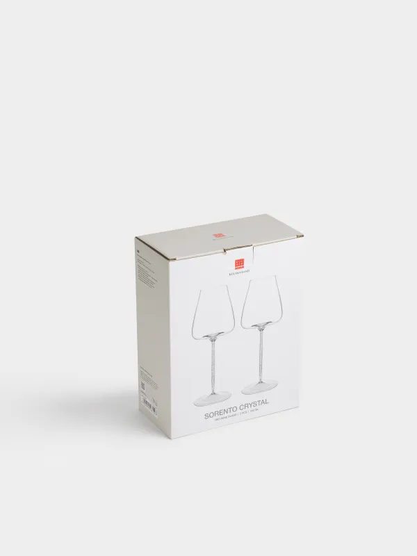 Drinking glass, 450 ml, 2 pcs, glass / rhinestones, Sorento crystal, image-4