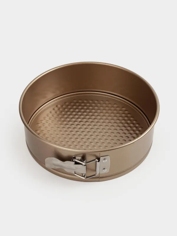 Baking dish, 22 cm, split, coated, steel, copper, Resto clip, image-1