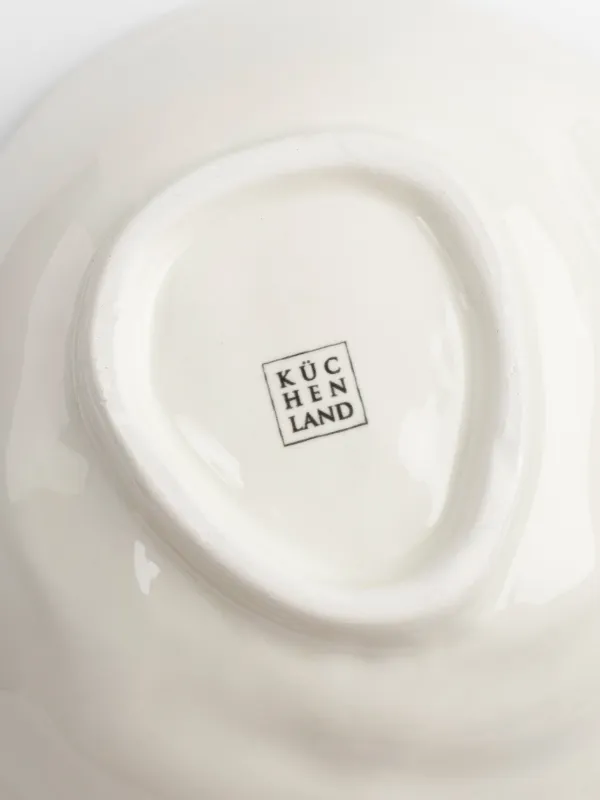 Salad bowl, 16x7 cm, ml, ceramic, milky, Horse, Horse pattern, image-4