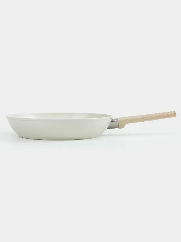 Frying pan, 24 cm, coated, aluminum, milky, Sentimentality, image-1