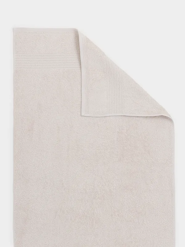 Towel set, 40x60 / 50x90 / 70x140 cm, 3 pcs, cotton, beige, Natural cotton, image-5