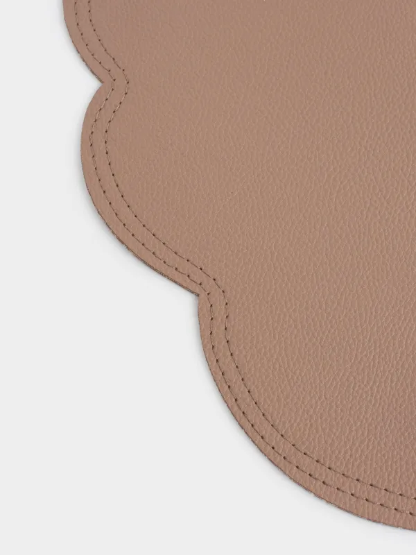 Placemat, 33x45 cm, PVC, curly, beige, Rock, image-3