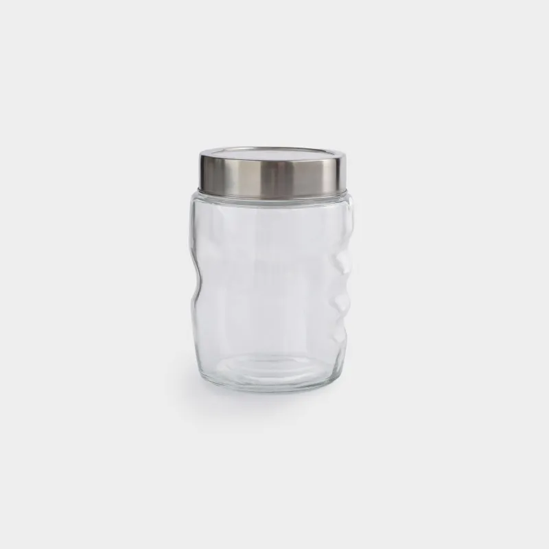 Food jar, 600 ml, glass/plastic, Comfort