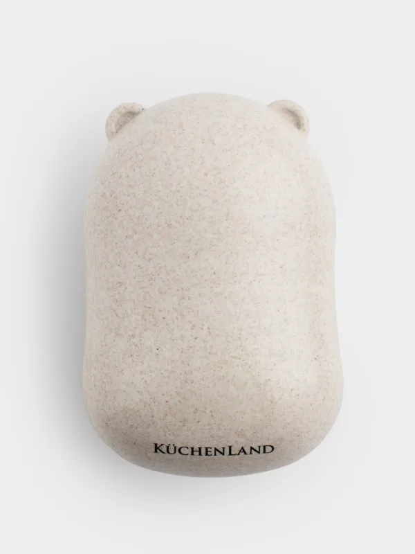 Hair massage comb, 9 cm, travel, vegetable fiber / plastic, Travel color, image-3