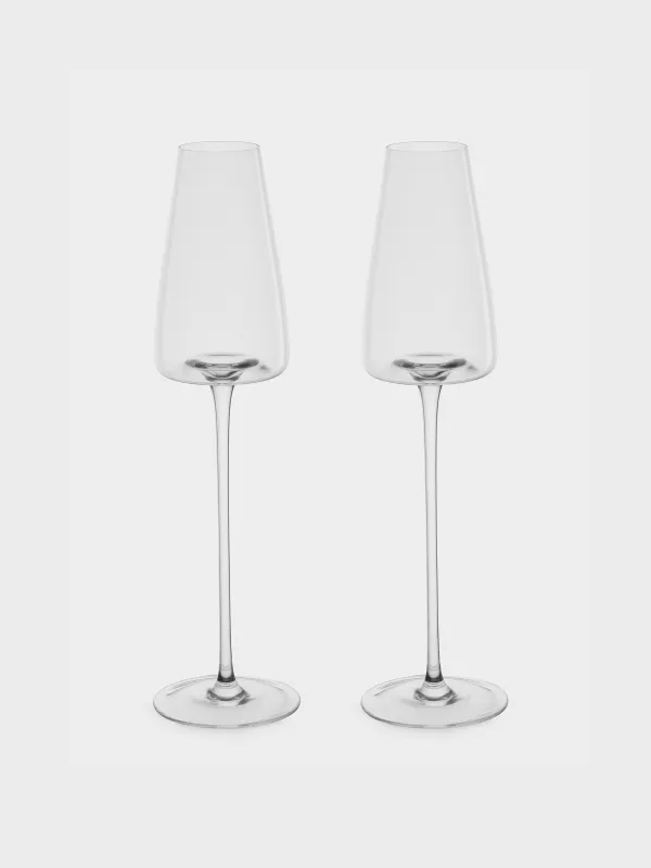 Drinking glass, 230 ml, 2 pcs, crystal glass, Sorento, image-0