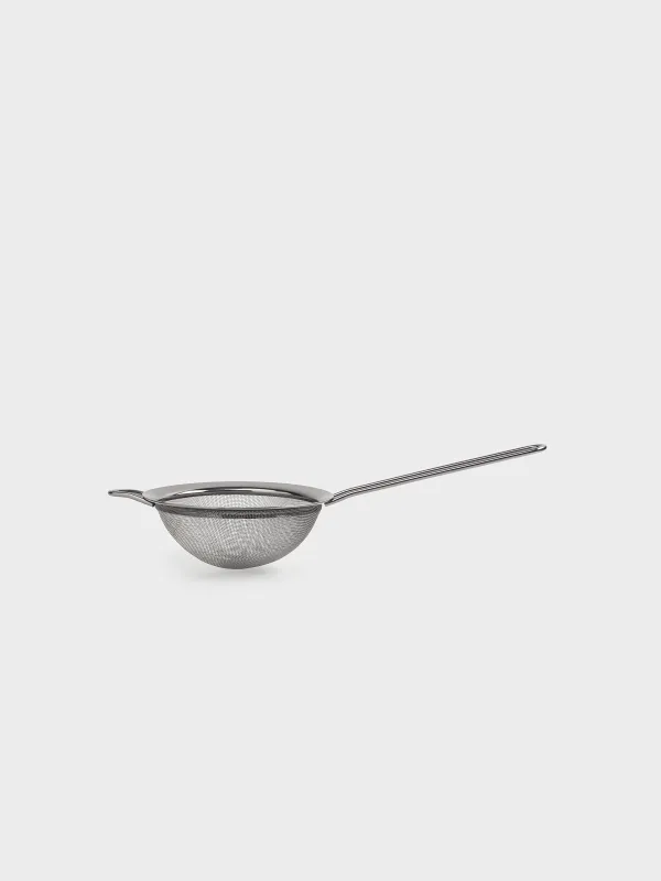 Sieve, 14 cm, with handle, steel, dark grey, Titanium, image-1