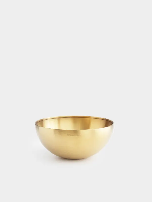 Bowl, 800 ml, steel, golden, Classic gold, image-0