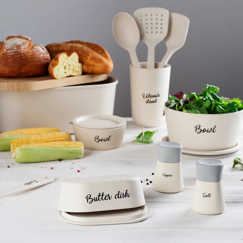 Butter dish, 16 cm, bamboo, oval, Crиme, image-1