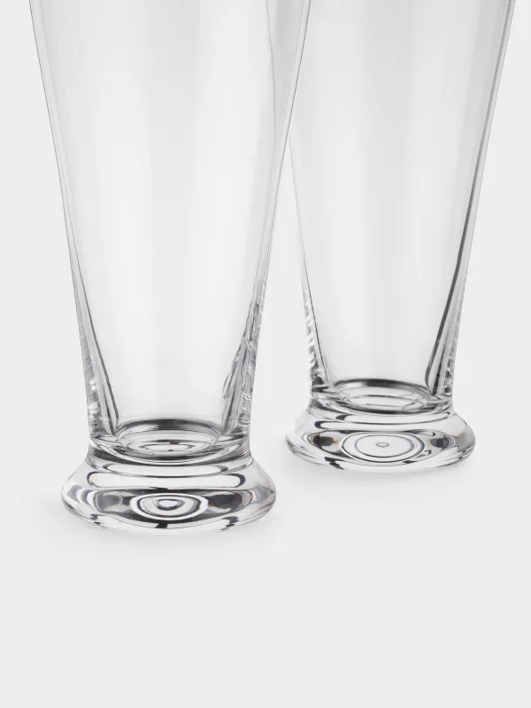 Drinking glass, 23 cm, 650 ml, 2 pcs, glass, Clear, image-2