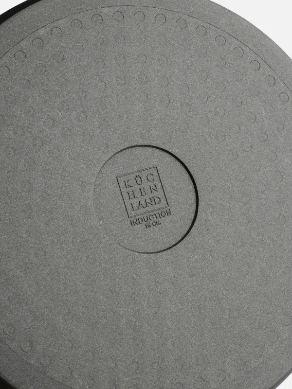 Pot, 24 cm, 4.5 l, with lid, removable handles, coated, aluminum, Solution Red 2, image-5