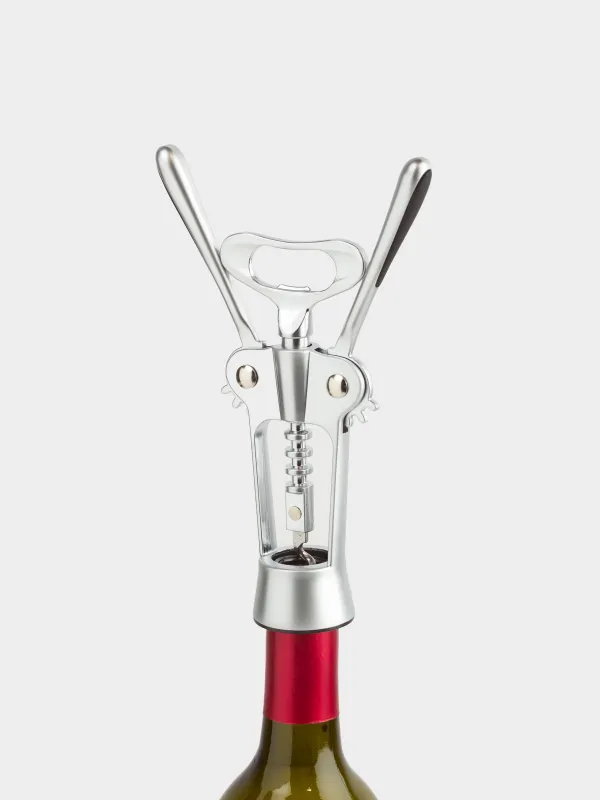 Lever corkscrew, 19 cm, metal / plastic, Start, image-7