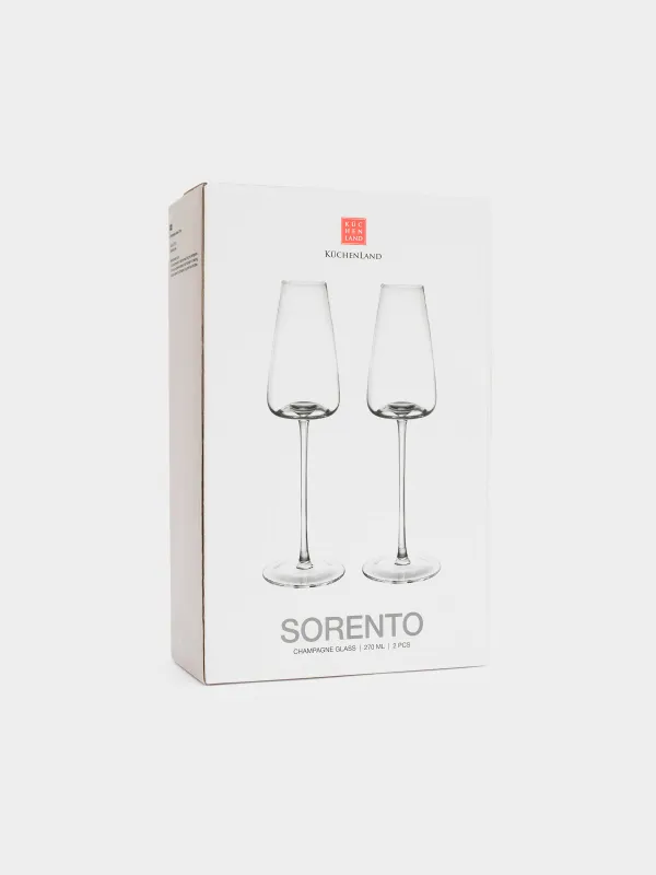 Drinking glass, 270 ml, 2 pcs, glass, Sorento, image-4