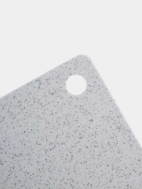 Cutting board, 19/24 cm, 2 pcs, plastic, rectangular, gray, speckled, Speck, image-3