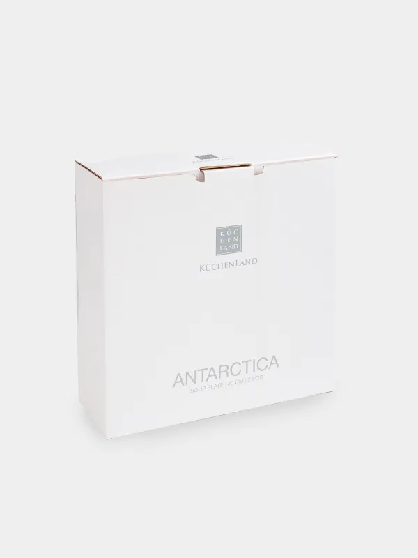 Soup plate, 20x4 cm, 800 ml, 2 pieces, porcelain F, Antarctica, image-4