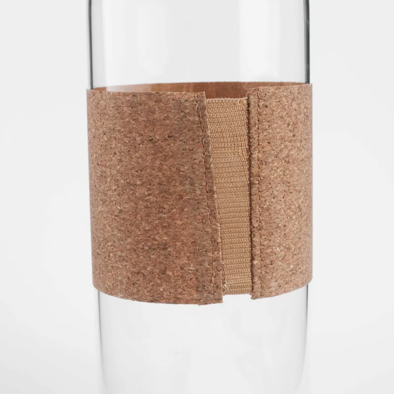 Beverage bottle, 1.25 l, with zarf, Used glass stopper, Clear font, image-5