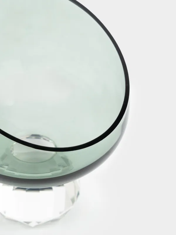 Candy bowl, 13x17 cm, on a leg, glass, Charm Life, image-4