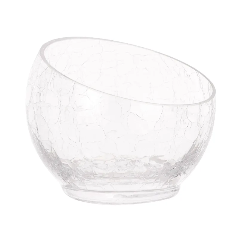 Candy bowl, 15x17 cm, glass, Craquelure, Ice, image-0