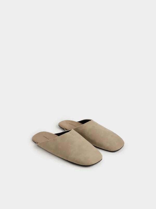 Women's slippers, homewear, size 36-37, polyurethane / PVC, grey, Viderlen, image-5