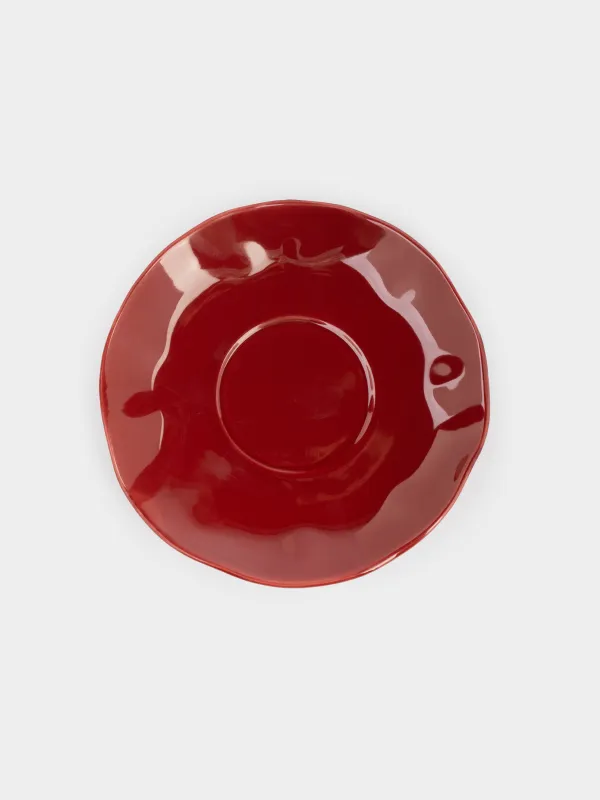 Tea pair, 240 ml, 2 persons, 4 items, ceramic, Christmas tree with bows/Horse, Christmas green, image-6