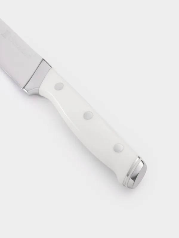 Slicing knife, 16 cm, steel / plastic, white, Solo white, image-2