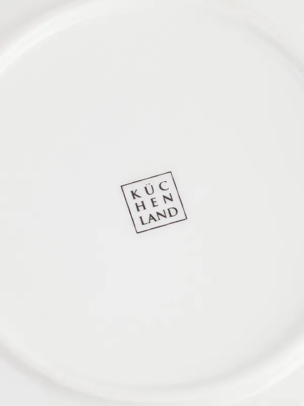 Snack plate, 21 cm, porcelain P, white, House, Amour, image-5