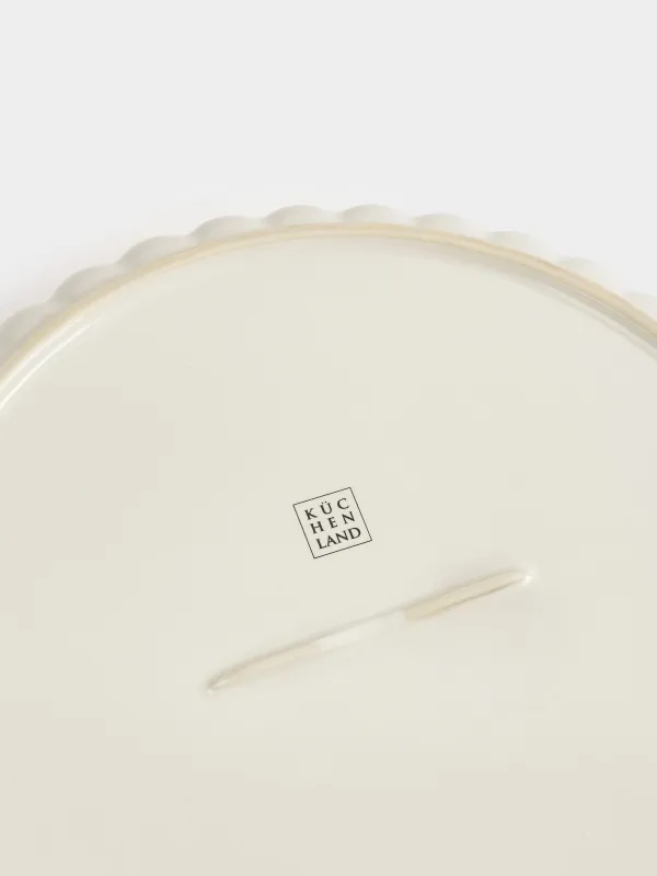 Baking dish, 25 cm, ceramic, round, milky, Cakes ivory, image-8