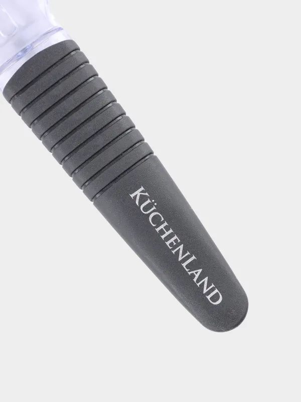 Glass ceramic plate scraper, 16 cm, 3 blades, plastic / steel, Black, Black style, image-3