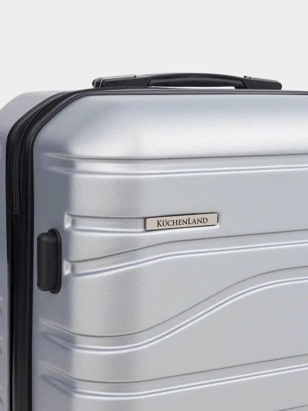 Suitcase M, 45x25x67 cm, 3,4 kg, with lock, plastic, graphite, Travel comfort, image-6
