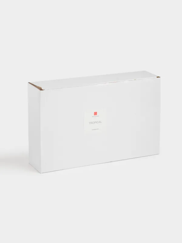 Fruit bowl, 26x16 cm, decorative, porcelain P, milky golden, Bananas, Tropical, image-6