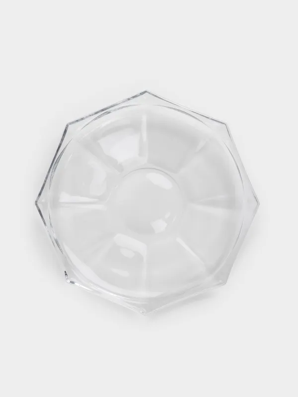 Dish, 18x3 cm, glass, Edges, Terlano, image-1