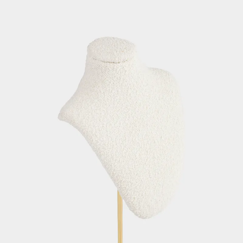 Jewelry holder, 29 cm, boucle/metal, milky gold, Boucle, image-3