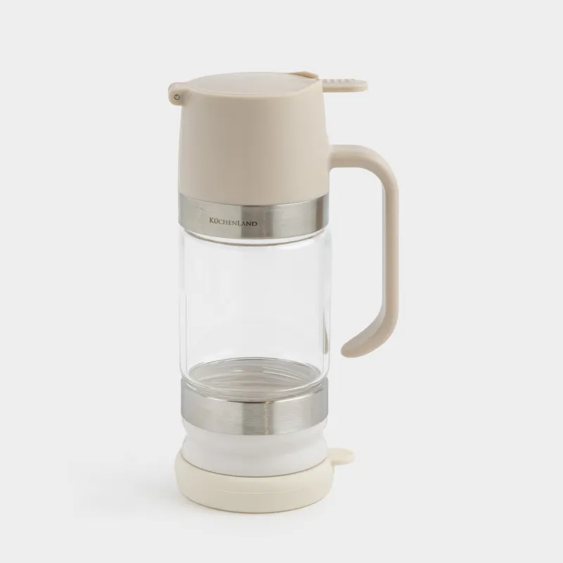 Sauce dispenser, 250 ml, glass / plastic, milky, Milk kitchen
