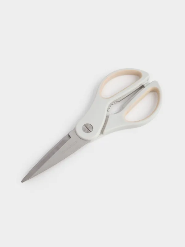 Kitchen scissors, 23 cm, steel/plastic, grey, Soft Kitchen, image-4