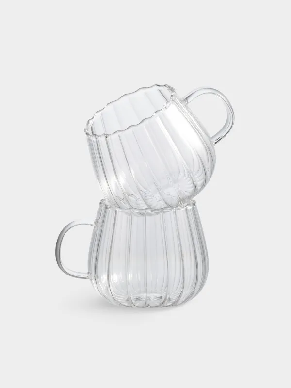 Mug, 400 ml, 2 pcs, glass B, Camellia, image-0