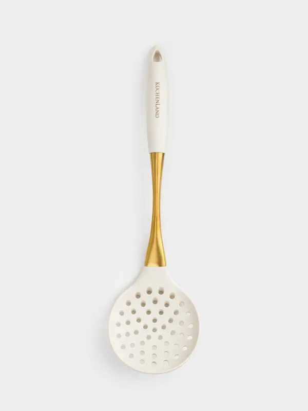 Skimmer, 36 cm, silicone / steel, milky gold, Pintino