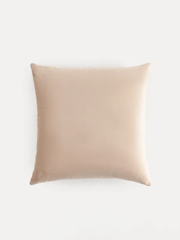 Decorative pillow, 45x45 cm, velvet, grey, Golden patterns, Abstract, image-1