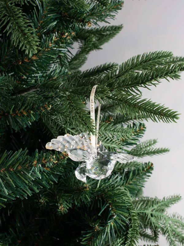 Christmas tree toy, 9 cm, acrylic, Bird, Figure crystal, image-2