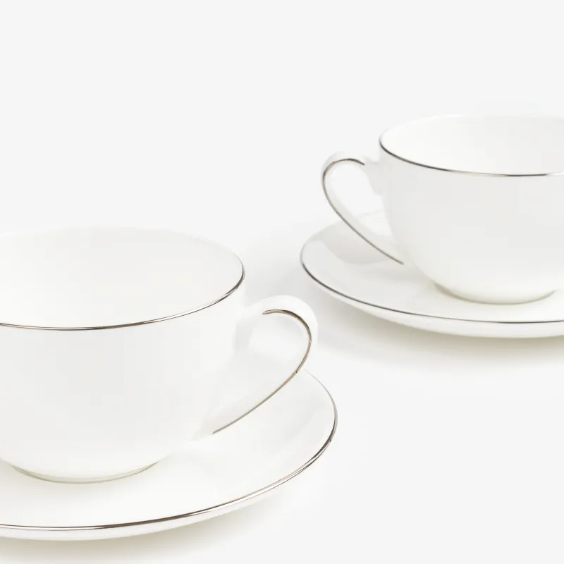 Tea pair, 2 pers, 4 pr, 250 ml, porcelain F, Antarctica, image-1