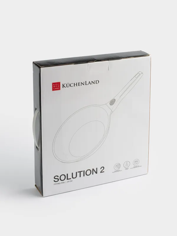 Frying pan, 28 cm, removable handle, coated, aluminum, Solution 2, image-8