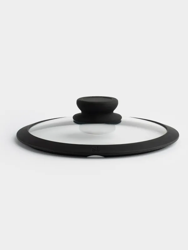 Lid, 20 cm, glass T / silicone, Solution accessory, image-1